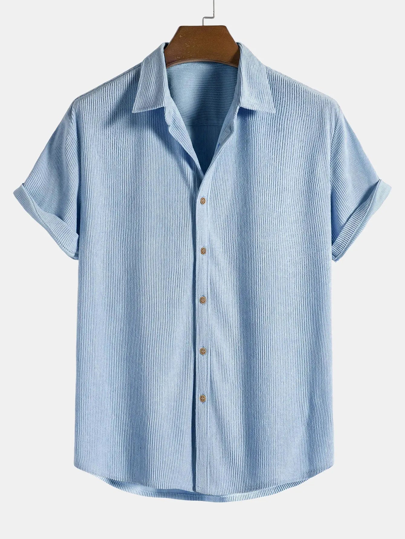 Minimalist Corduroy Shirt - Celerra