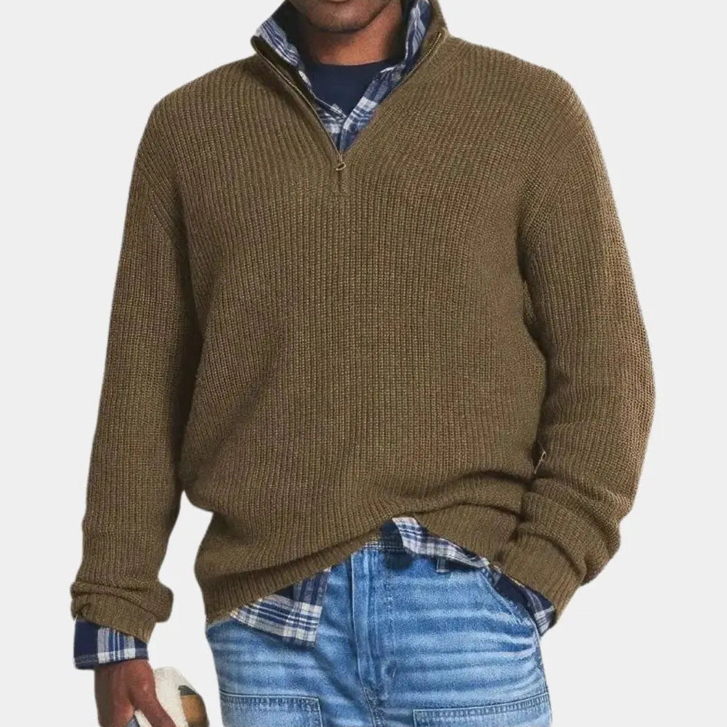 Highland Quarter-Zip Sweater - Celerra