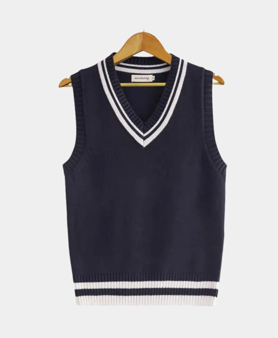 Old Money Essential Knit Vest - Celerra