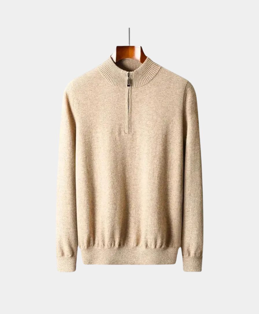 Merino Half Zip Sweater - Celerra