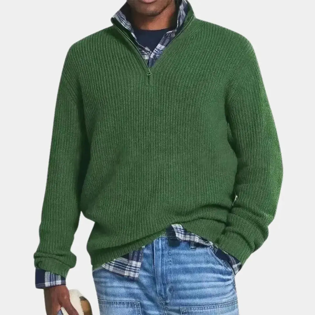 Highland Quarter-Zip Sweater - Celerra