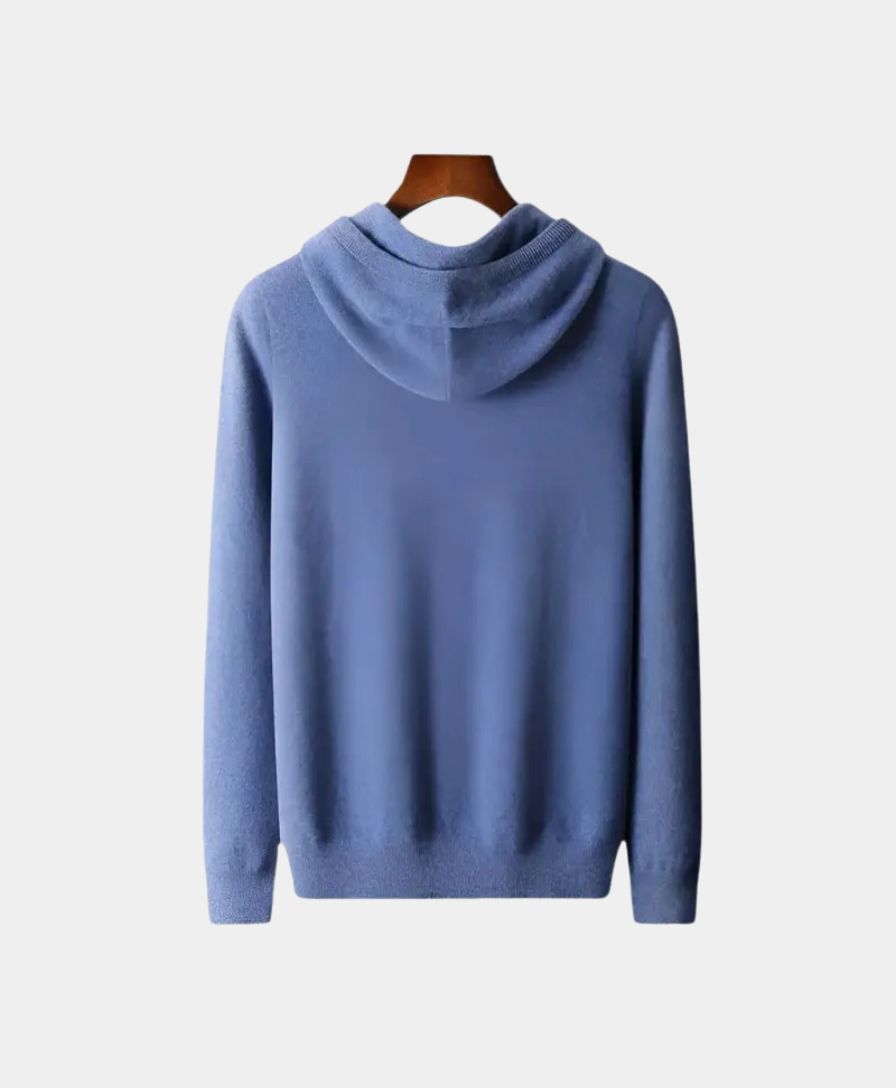 100% Cashmere Hooded Sweater - Celerra