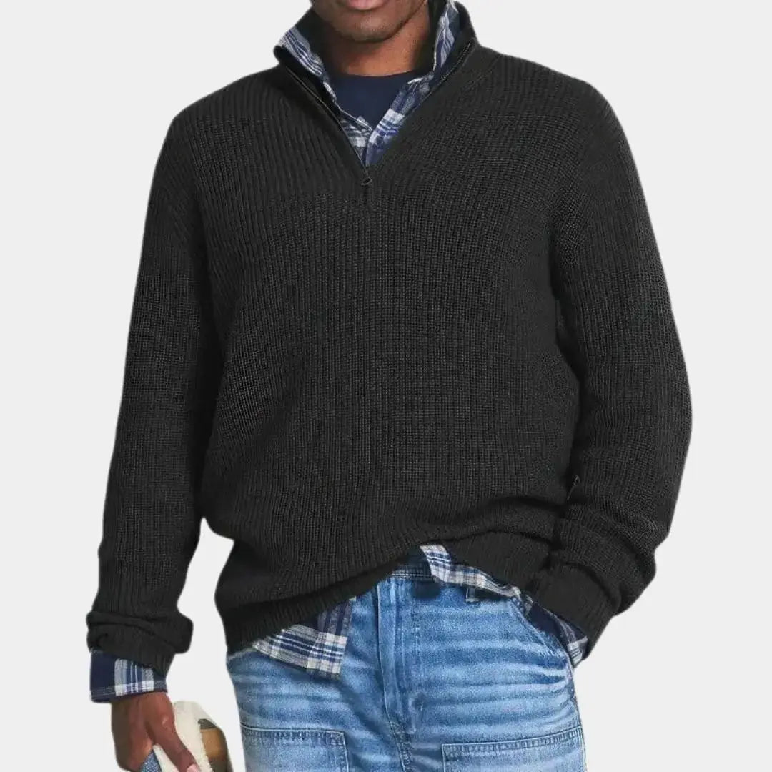 Highland Quarter-Zip Sweater - Celerra