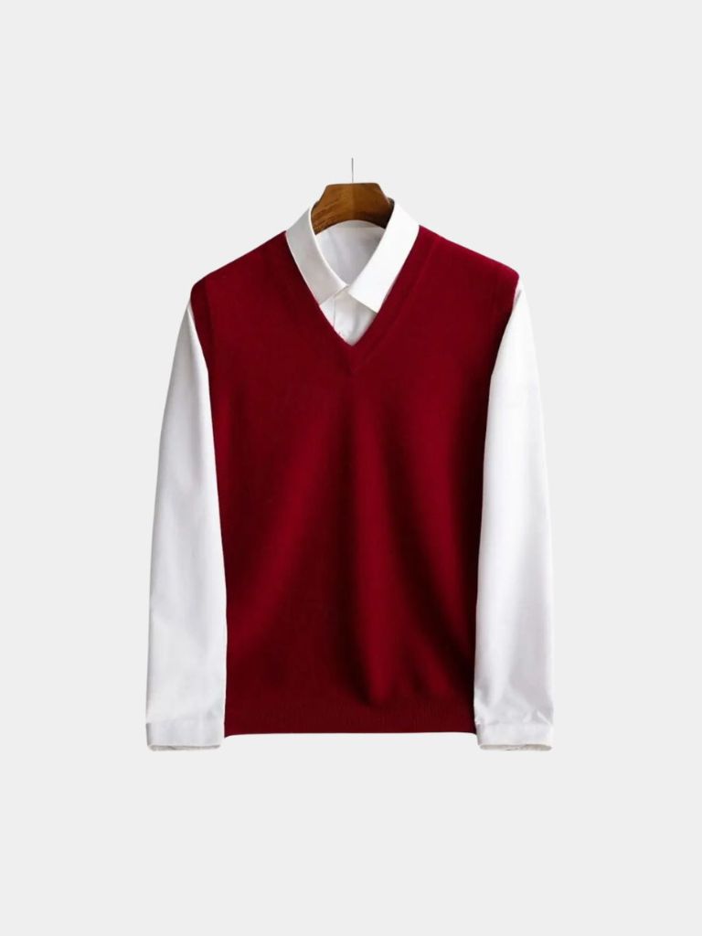 100% Merino Wool Sweater Vest - Celerra