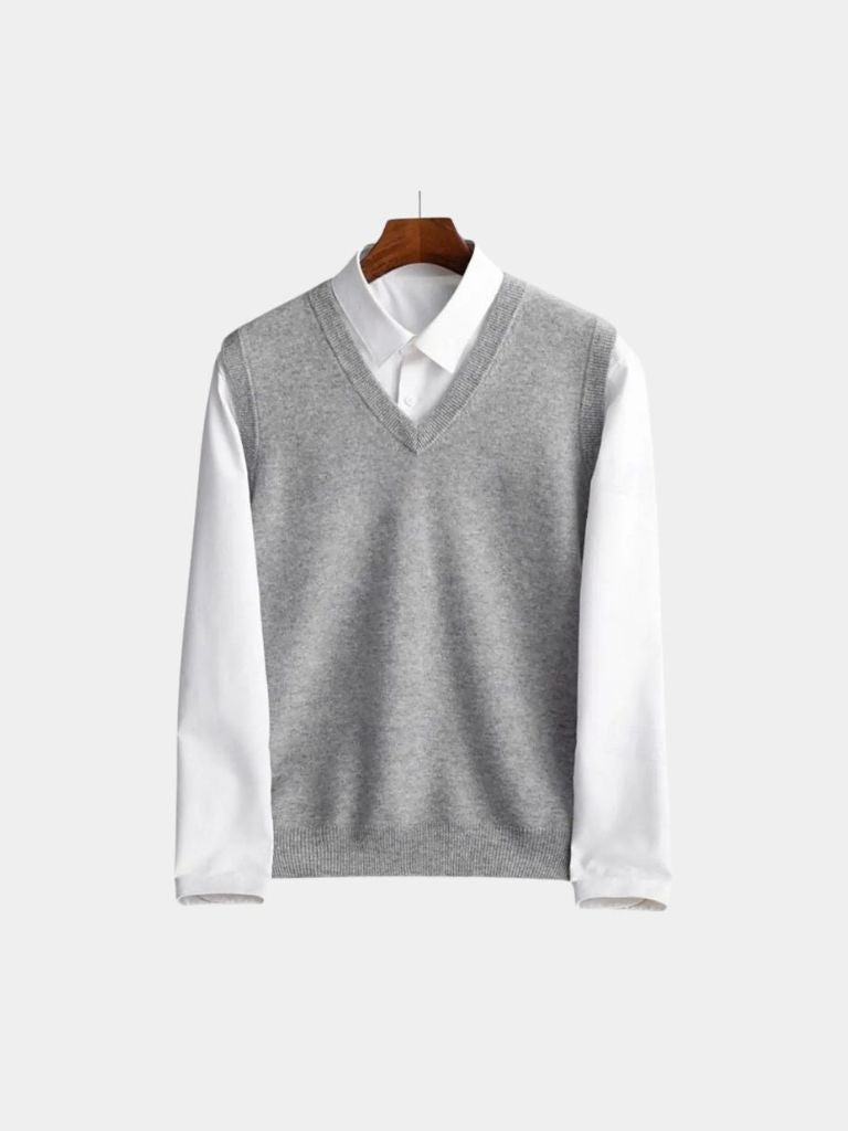 100% Merino Wool Sweater Vest - Celerra