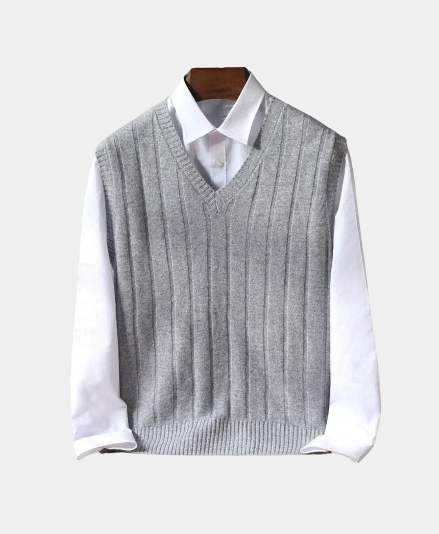 100% Merino Wool Pullover Sweater Vest - Celerra