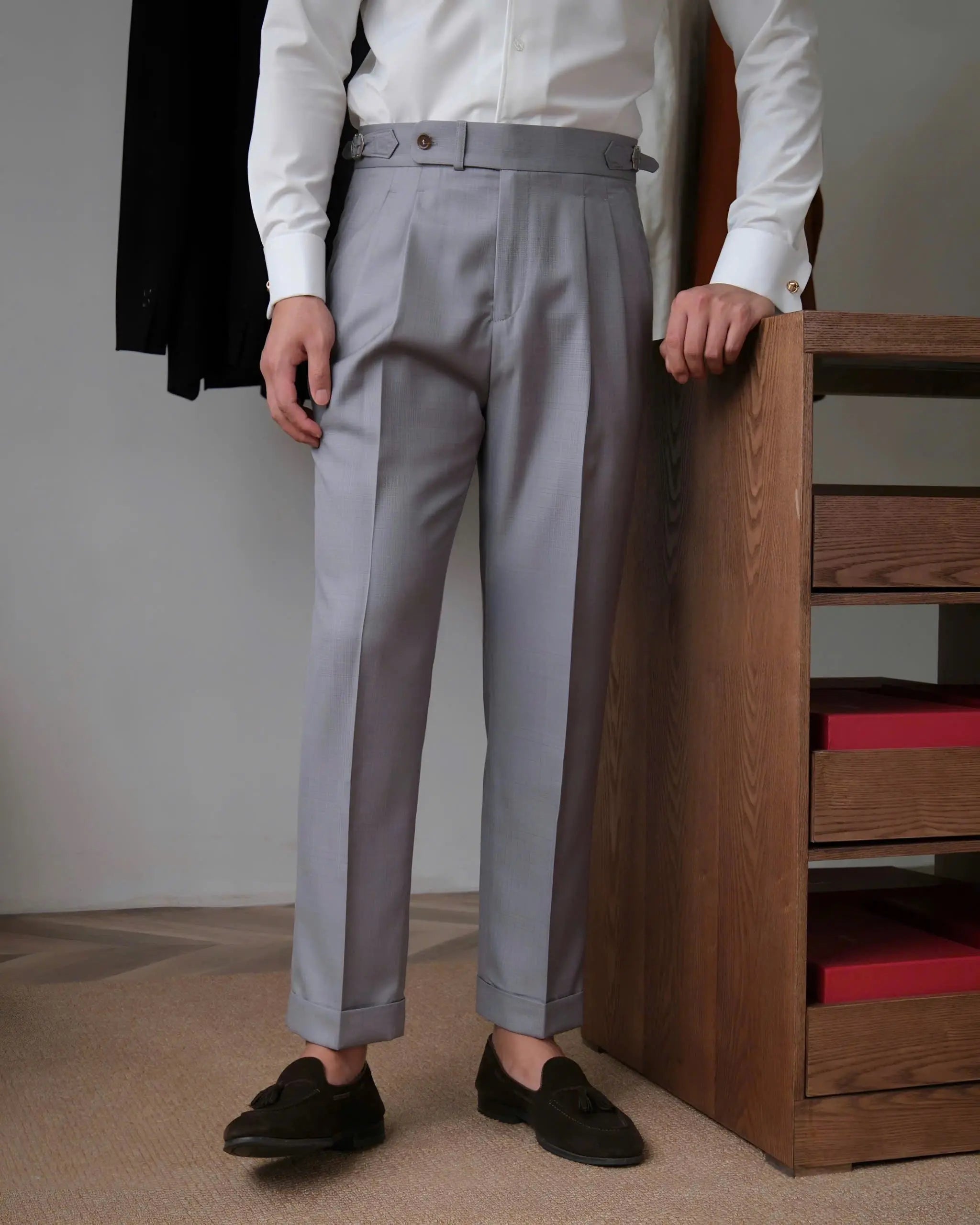 Classic Genova Sidetab Trousers