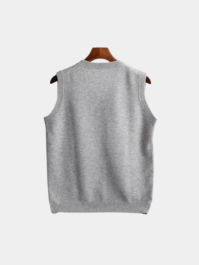 100% Merino Wool Sweater Vest - Celerra