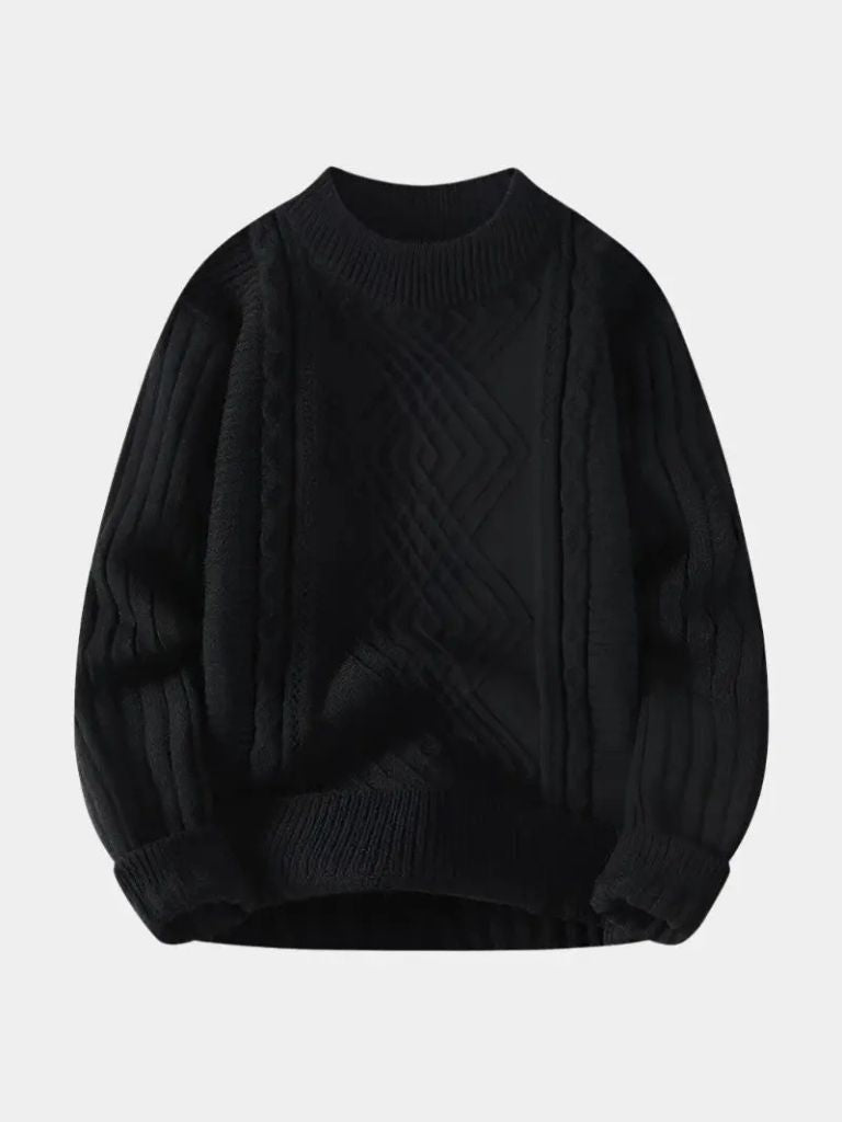 Minimalist Textured Sweater - Celerra