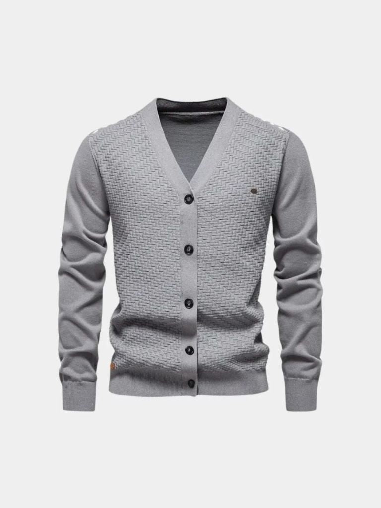 V Neck Knitwear Cardigan - Celerra