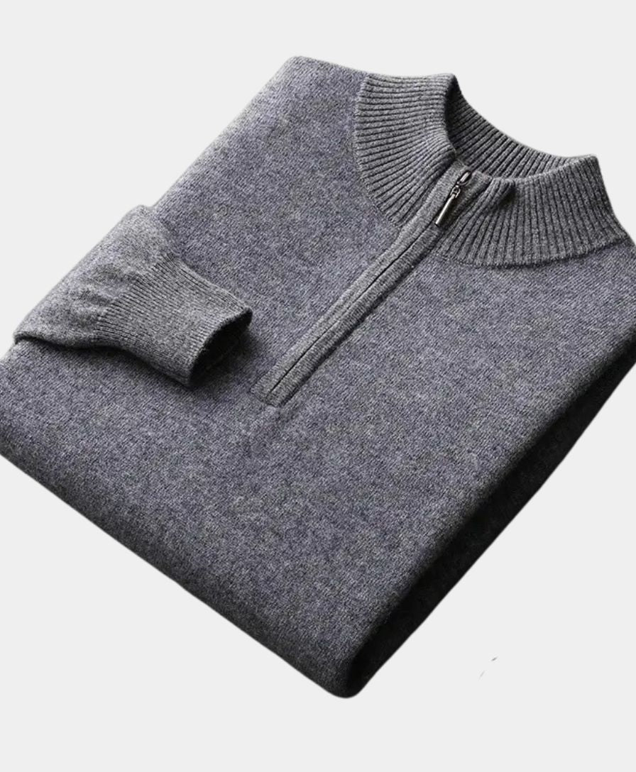 Merino Half Zip Sweater - Celerra