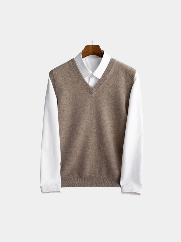 100% Merino Wool Sweater Vest - Celerra