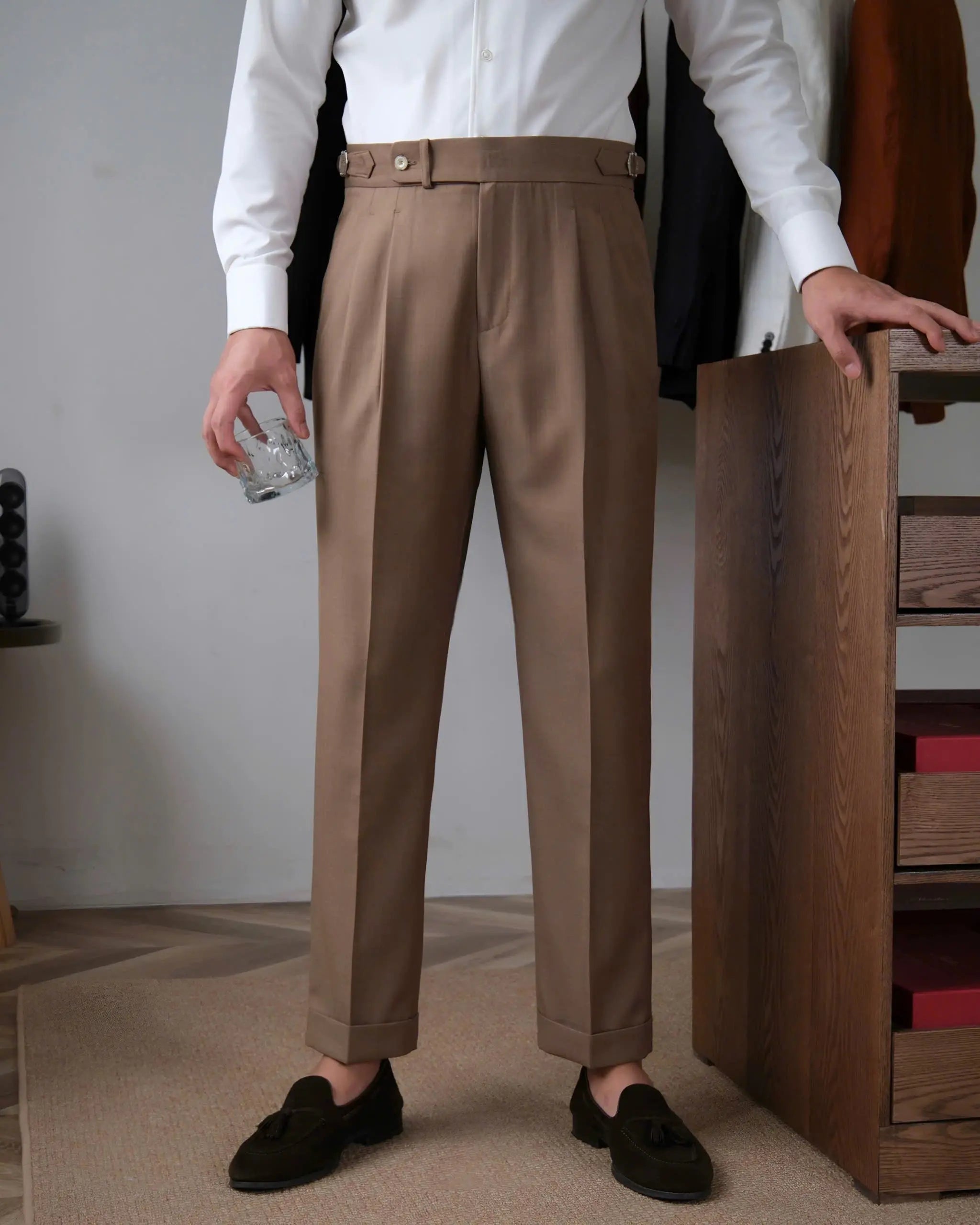 Classic Genova Sidetab Trousers