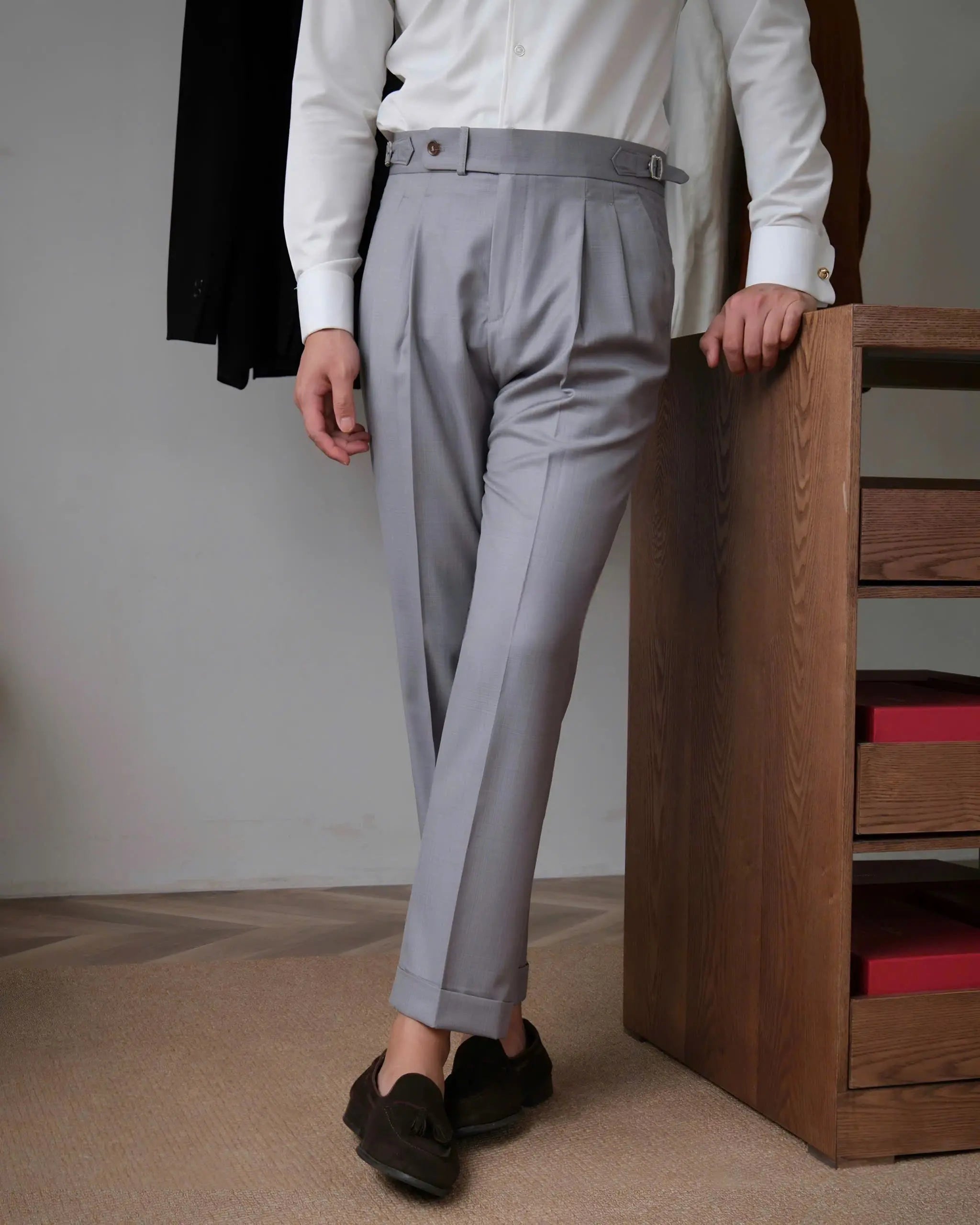 Classic Genova Sidetab Trousers