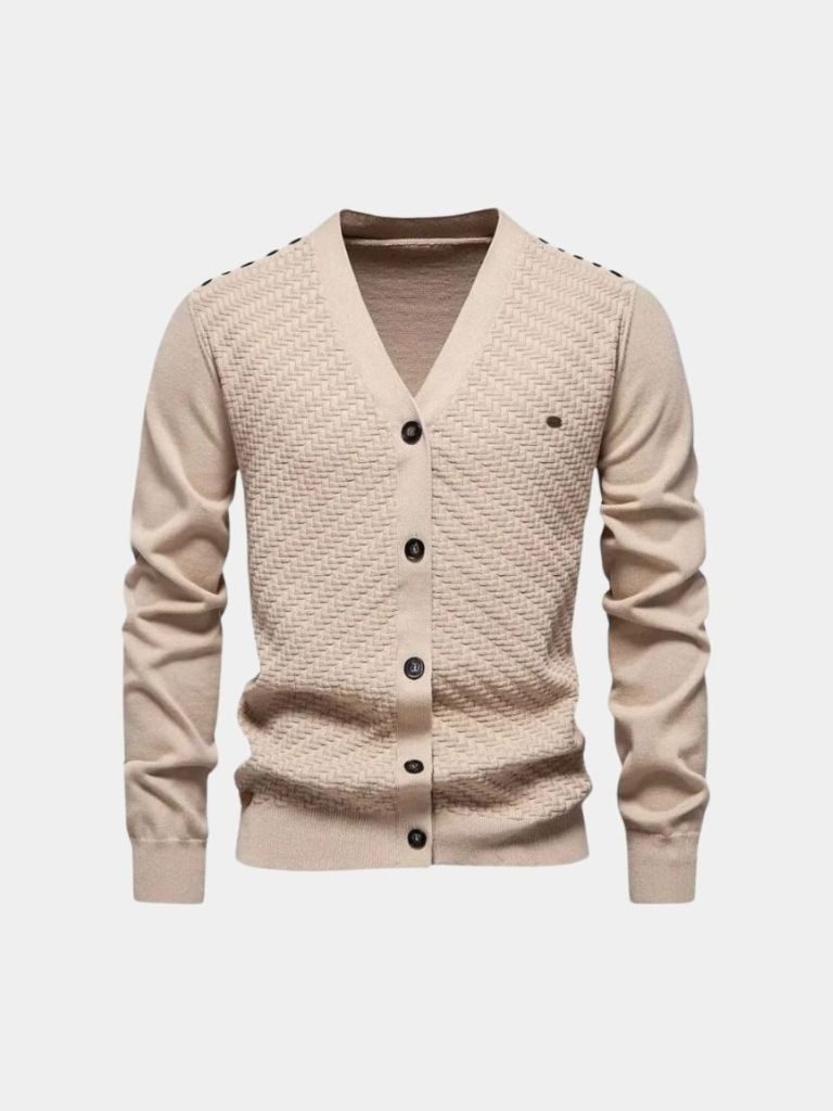 V Neck Knitwear Cardigan - Celerra