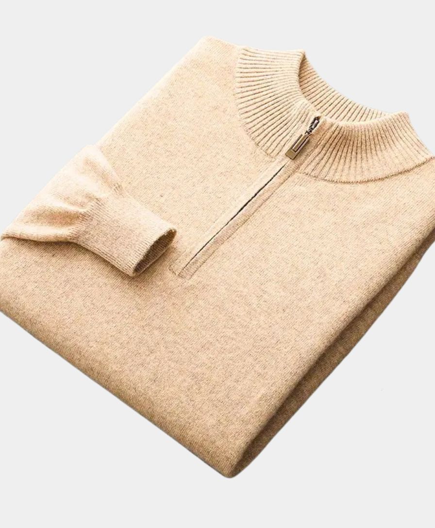 Merino Half Zip Sweater - Celerra