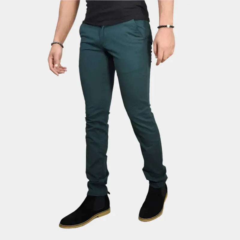 Essential Slim Fit Straight Trousers