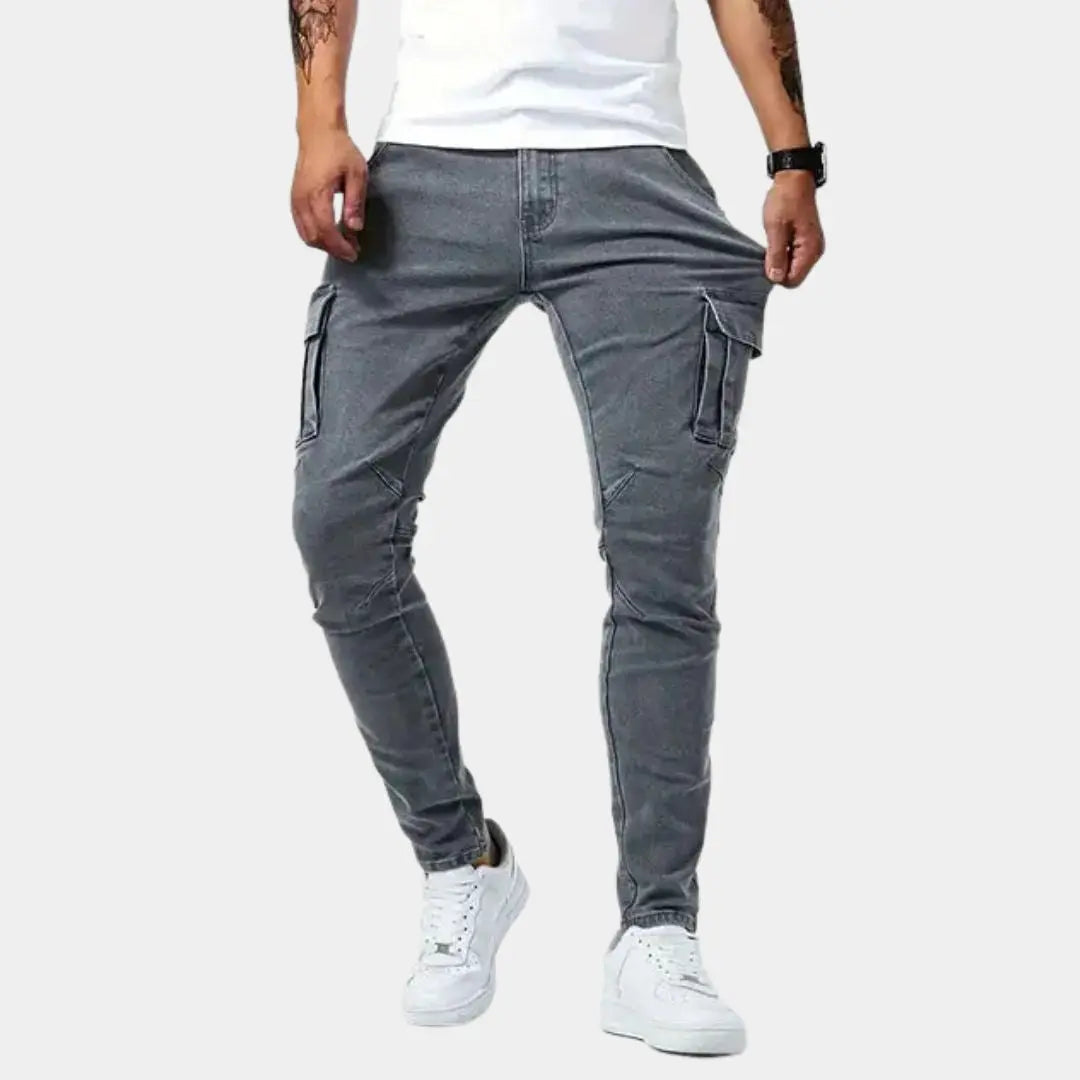 Denim Jeans Cargo Trousers