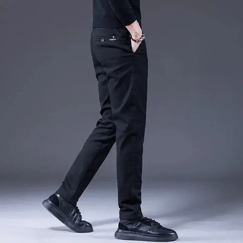 Essential Stretchy Straight Trousers