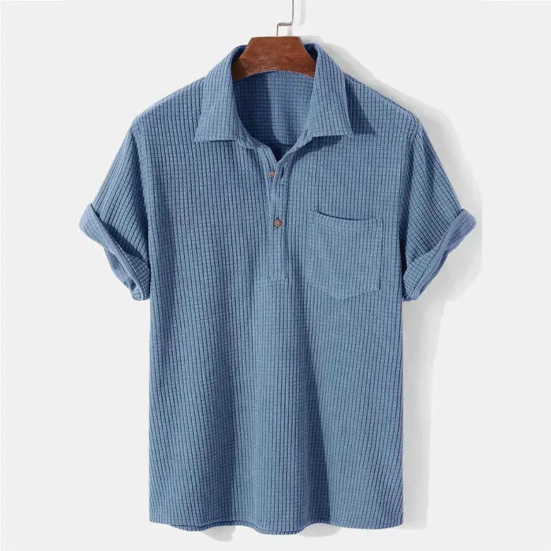 Textured Short Sleeve Shirt - Celerra