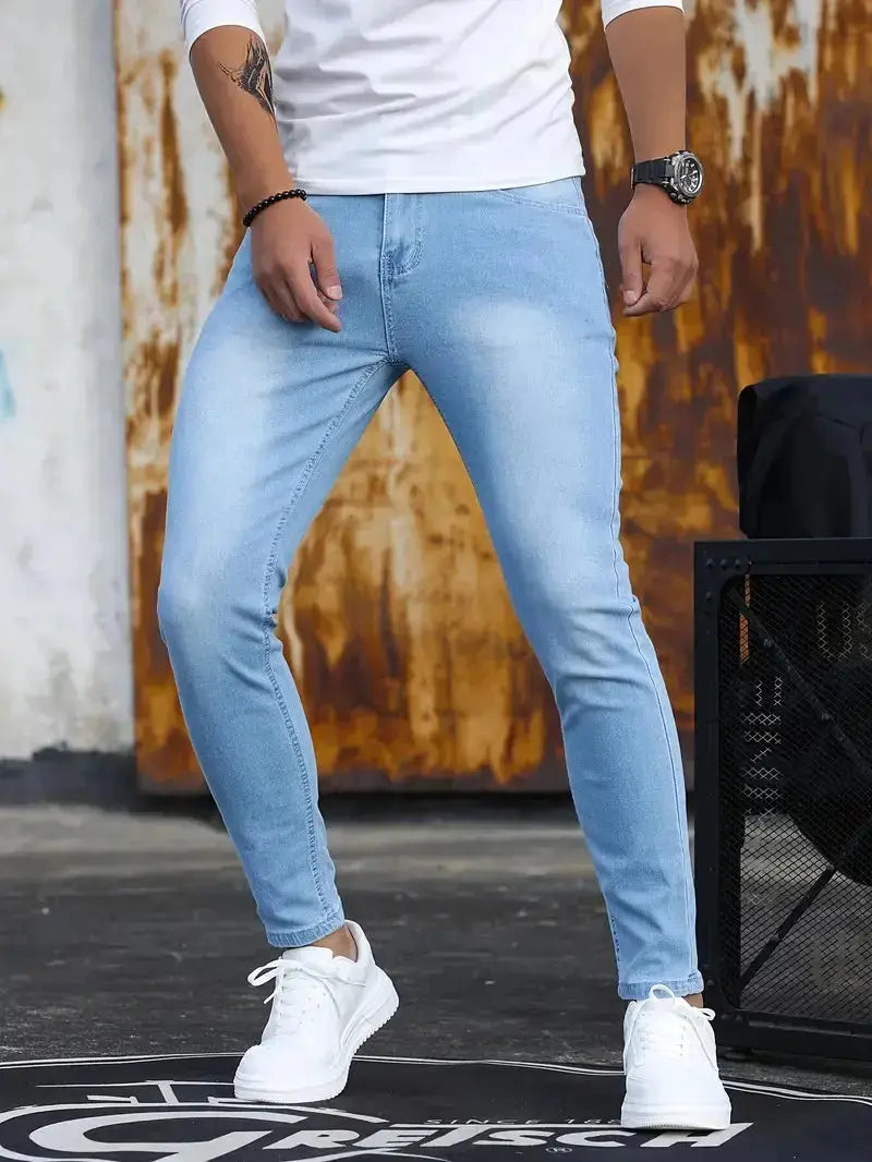 Stretchy Skinny Denim Jeans Trousers