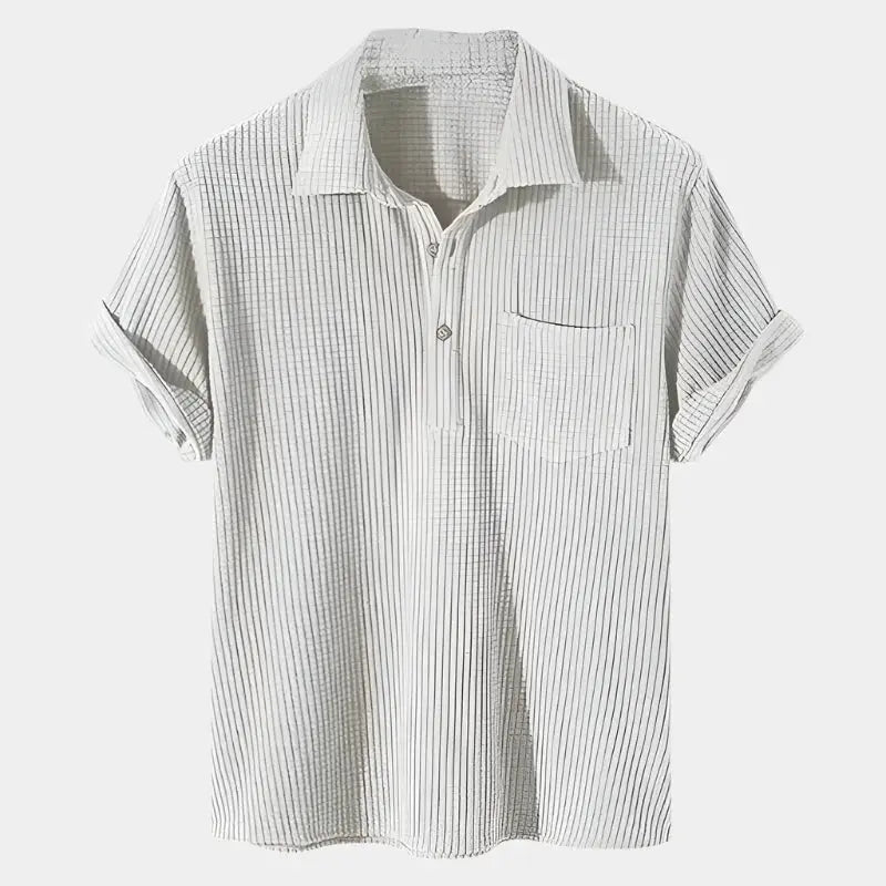 Textured Short Sleeve Shirt - Celerra