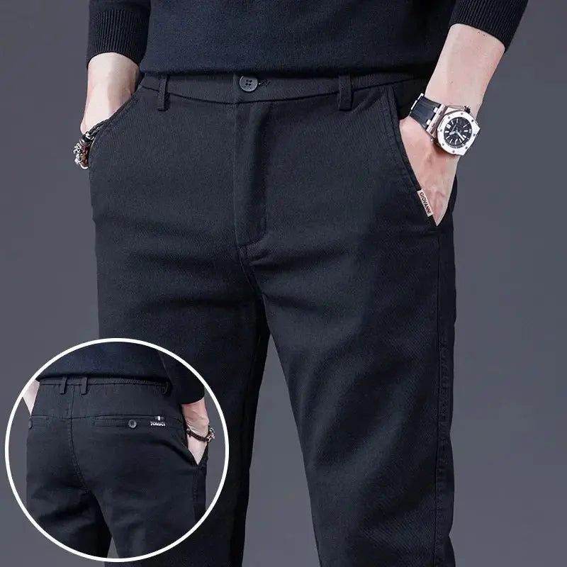 Essential Stretchy Straight Trousers