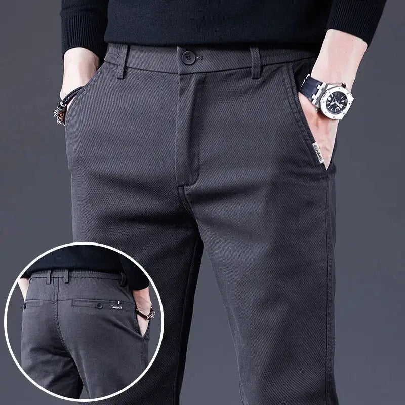 Essential Stretchy Straight Trousers