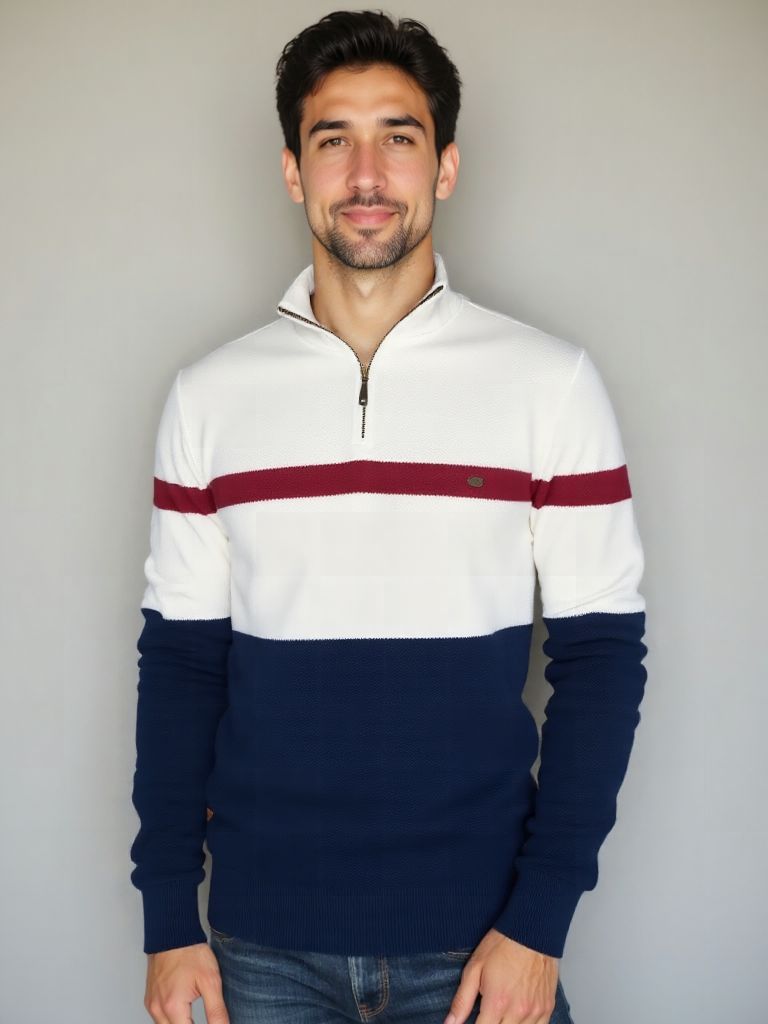 Quarter-Zip Jumper Sweater - Celerra