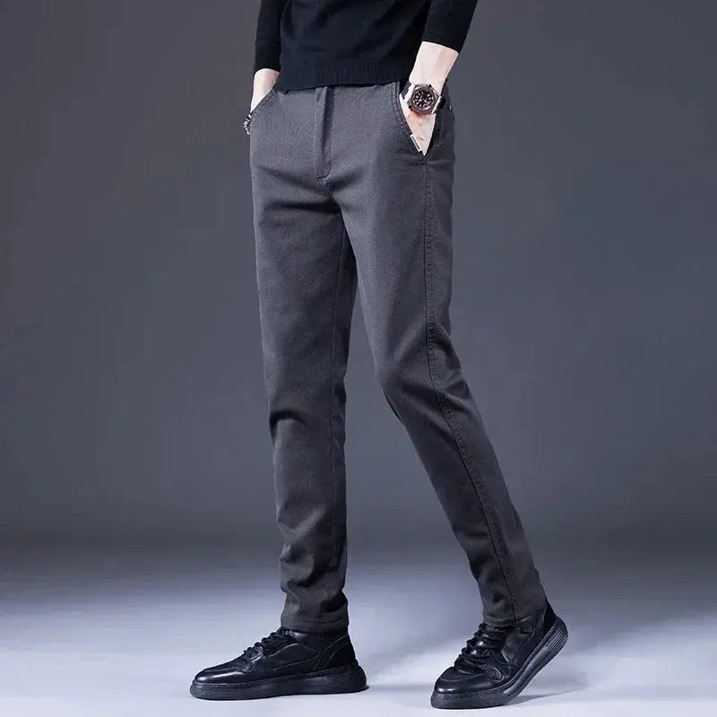 Essential Stretchy Straight Trousers