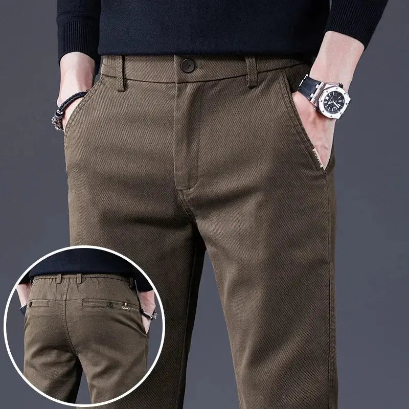 Essential Stretchy Straight Trousers