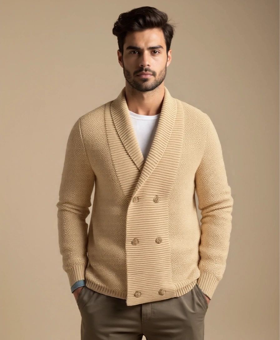 British Elegant Knit Cardigan - Celerra