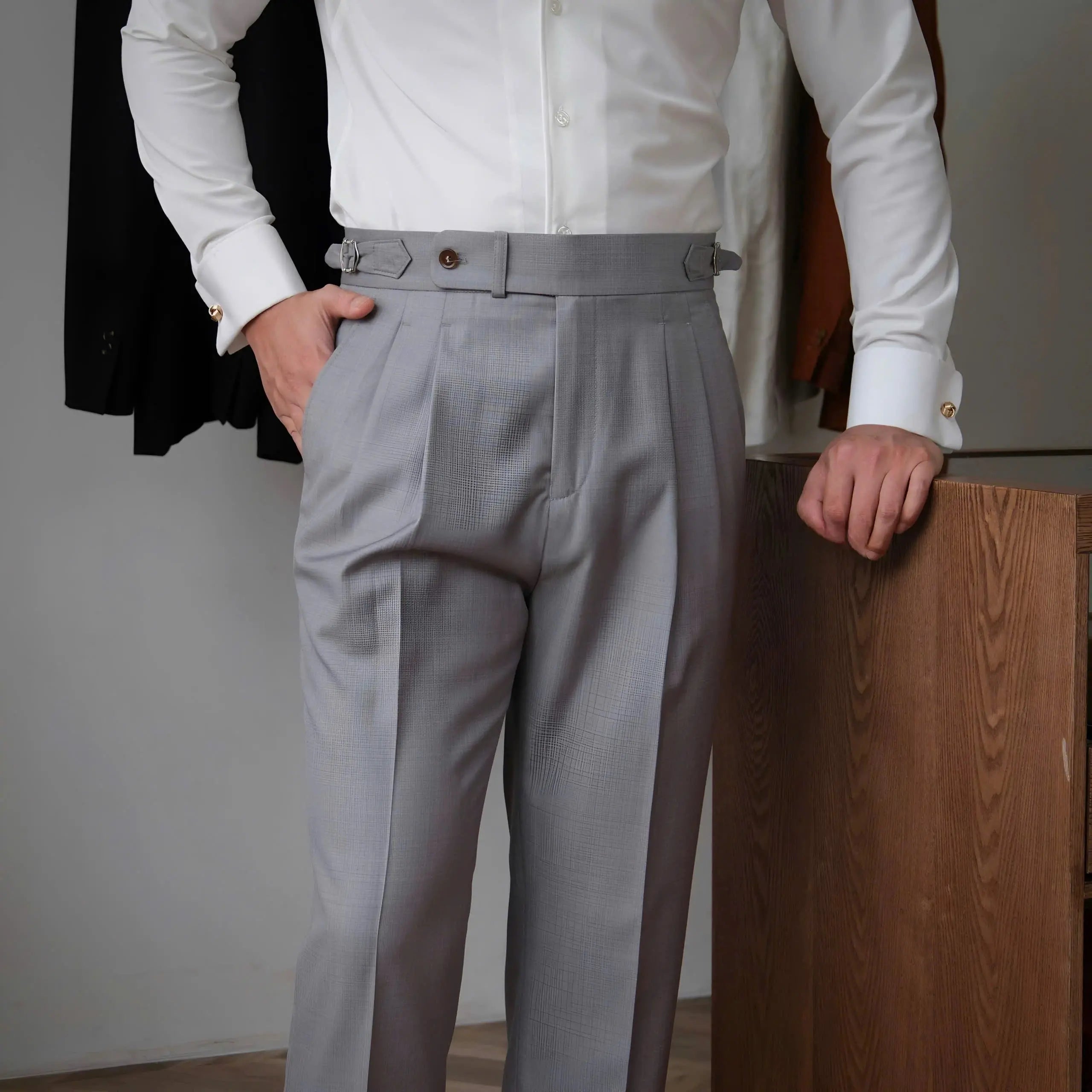 Classic Genova Sidetab Trousers