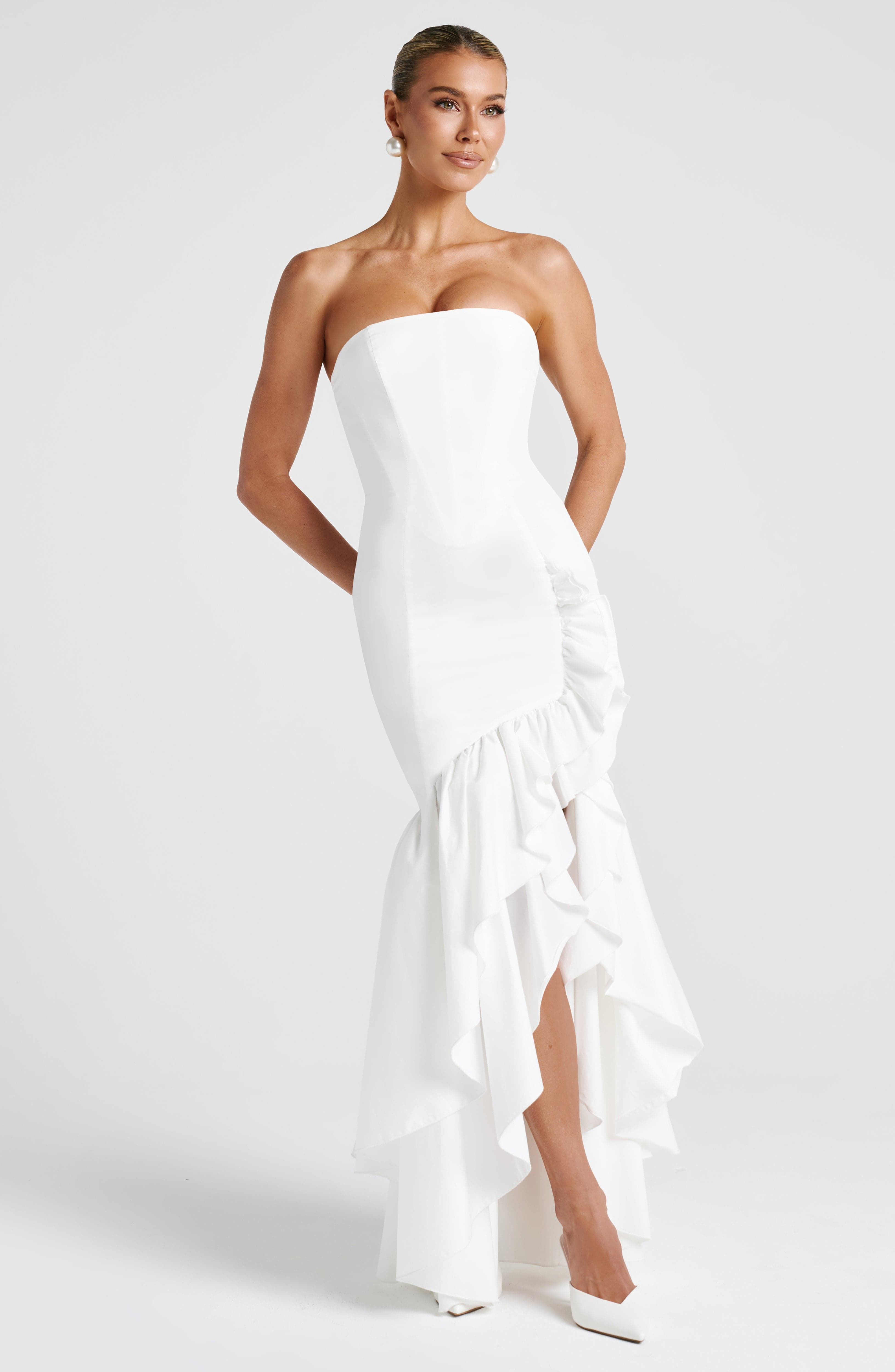 Angelina Maxi Dress - Ivory