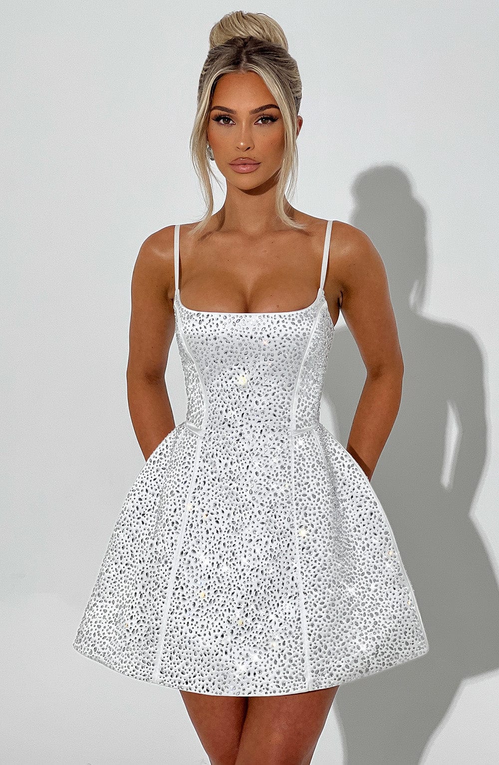 Angelique Mini Dress - Ivory