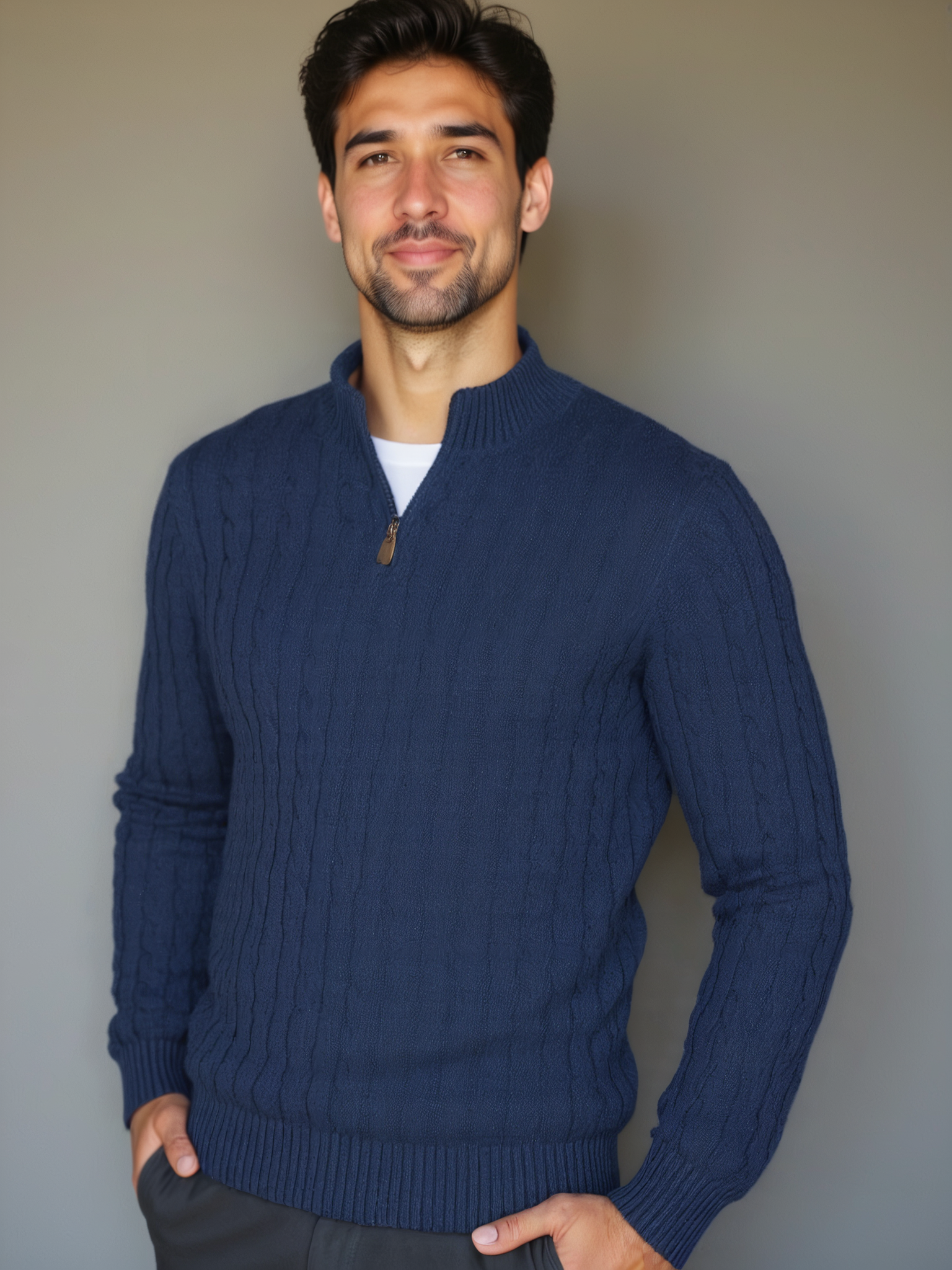 Essential Half Zip Sweater - Celerra