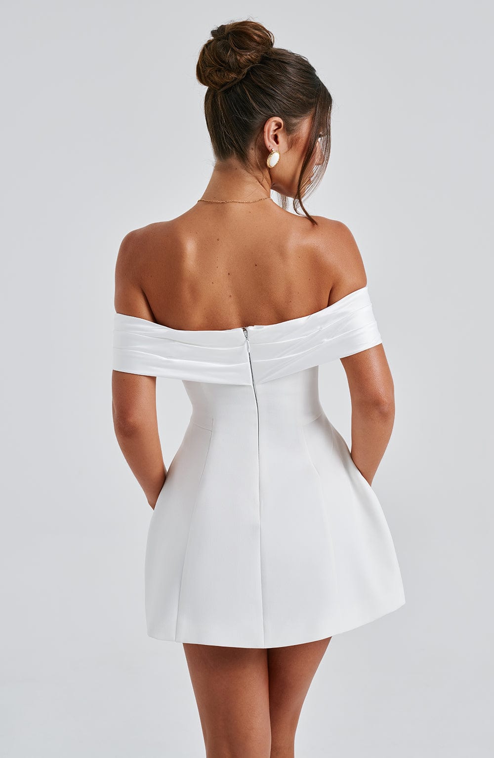 Delta Mini Dress - Ivory