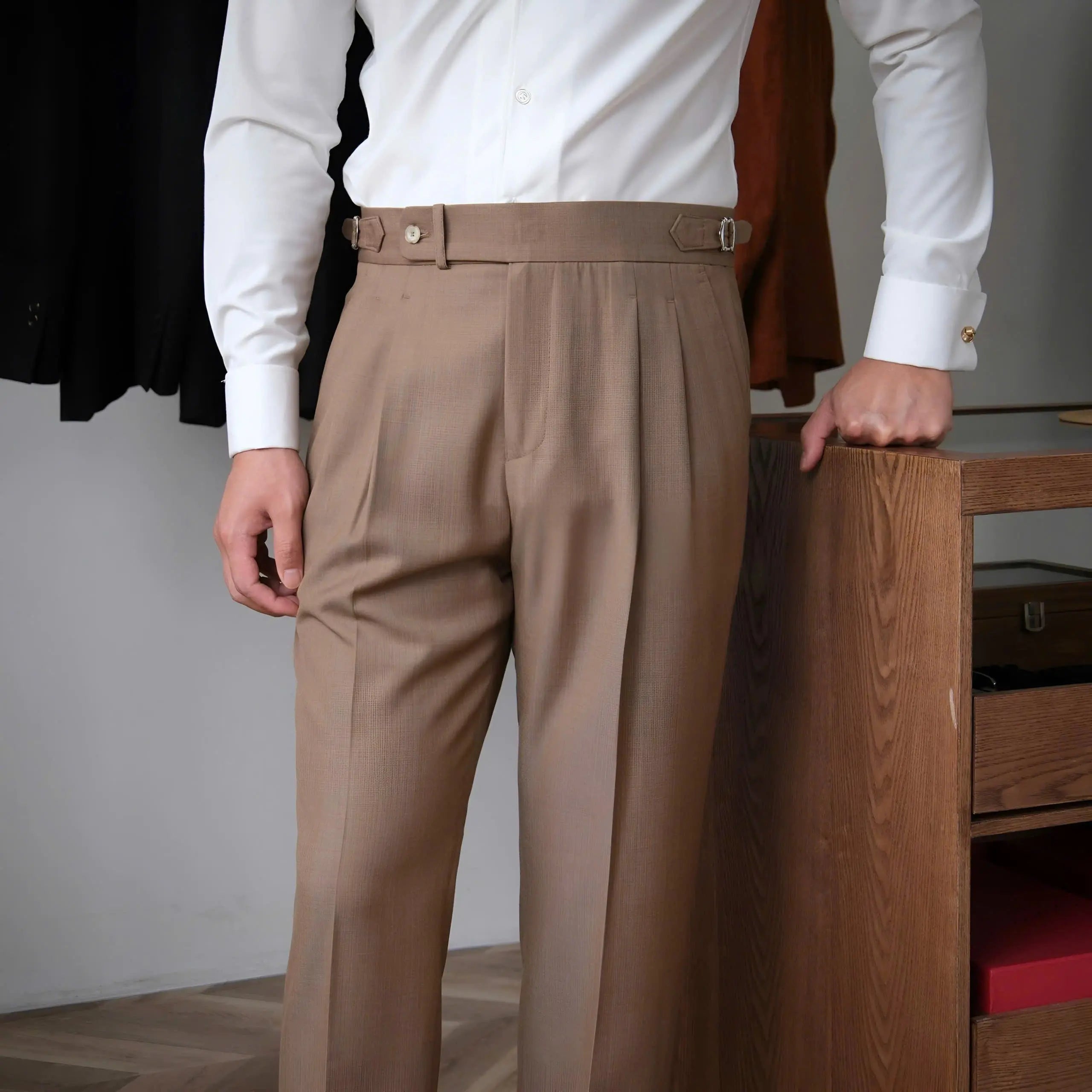 Classic Genova Sidetab Trousers