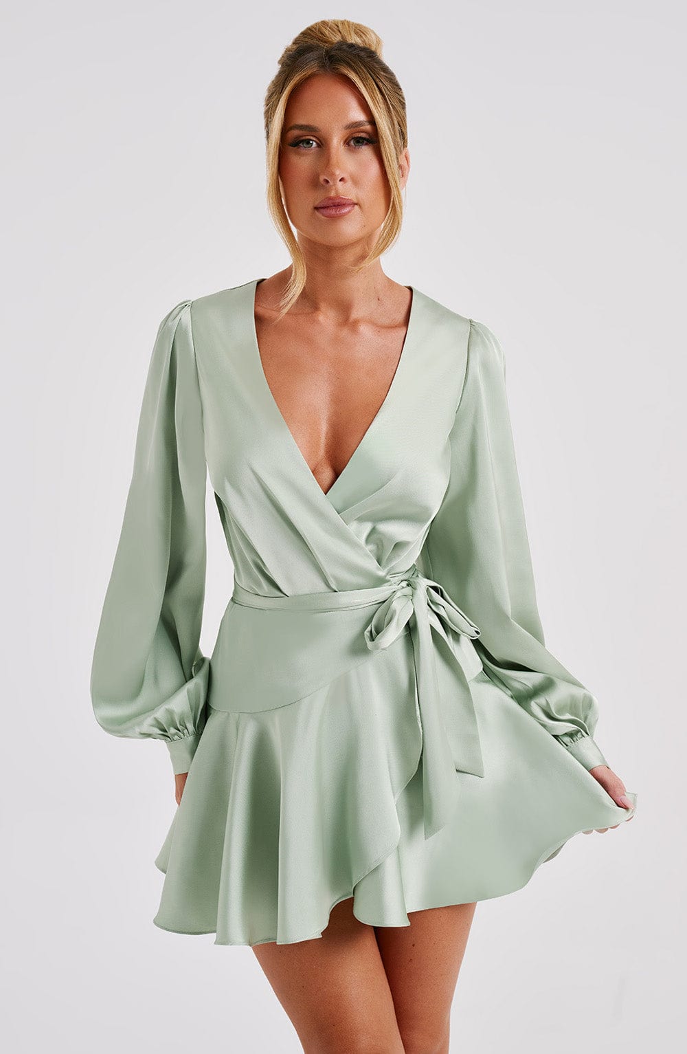 Ellis Mini Dress - Sage