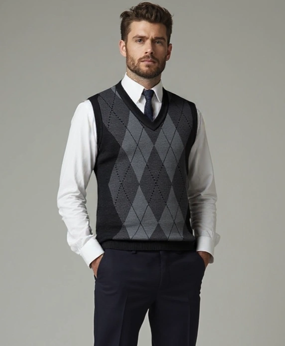 Academic Essential Knit Vest - Celerra