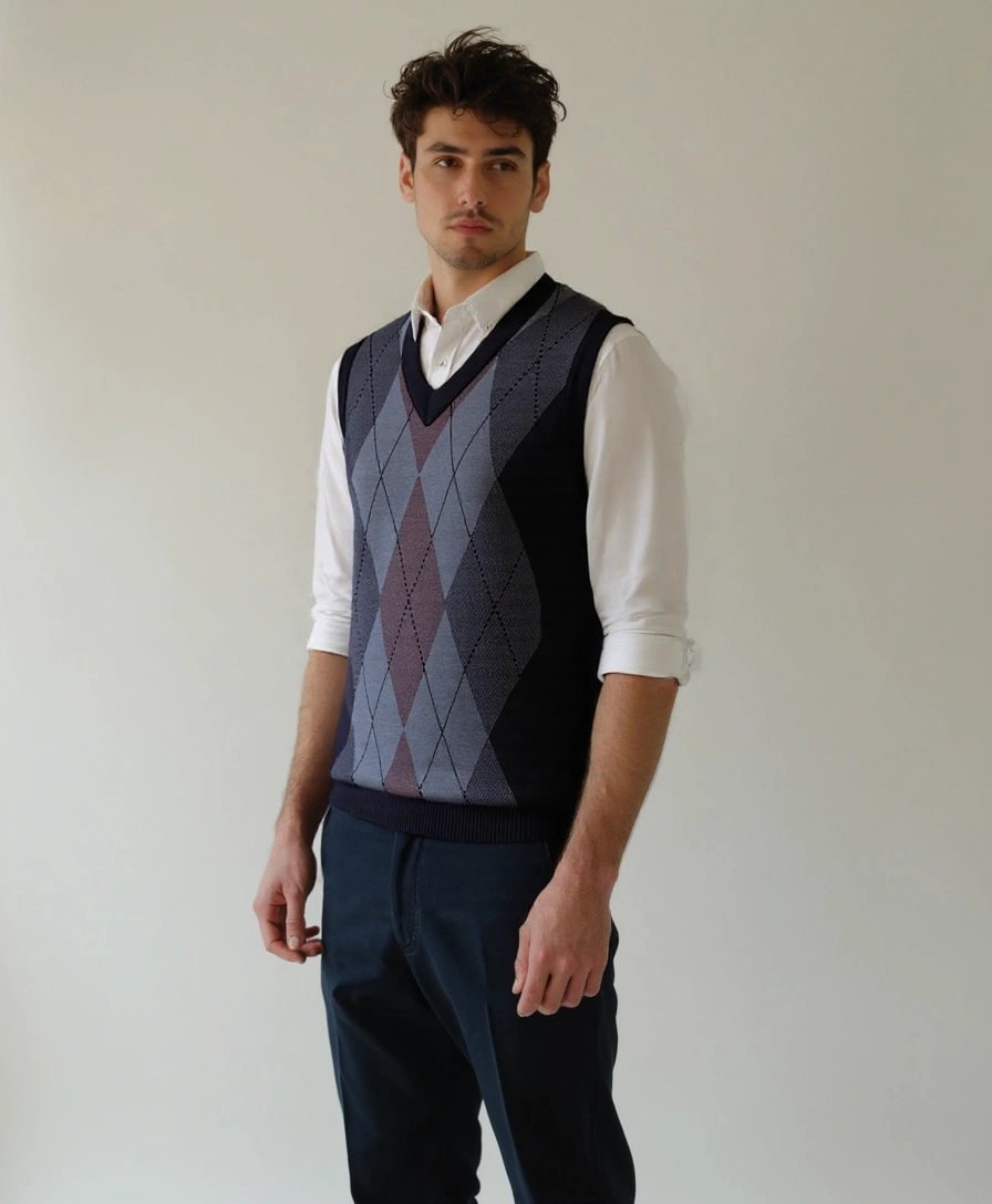 Academic Essential Knit Vest - Celerra